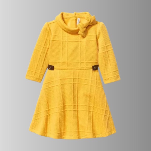 Janie and Jack Other - Janie and Jack 2T Marigold Yellow Quilted Jacquard Dress